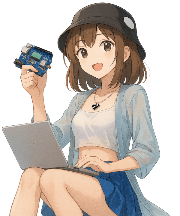 ろらたんがLRA1duinoをもっている画像